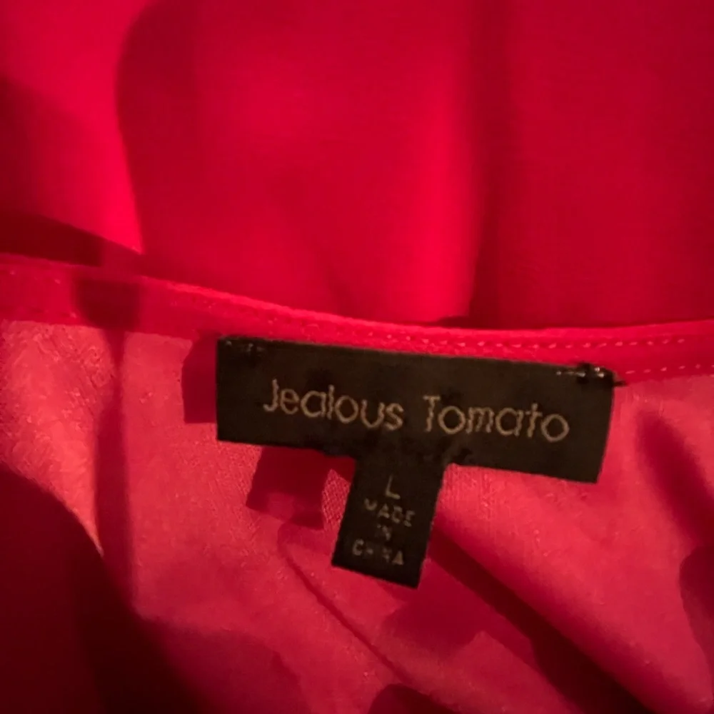 Jealous Tomato Hot Pink Open Back Dress L FREE SHIP - Picture 4 of 5